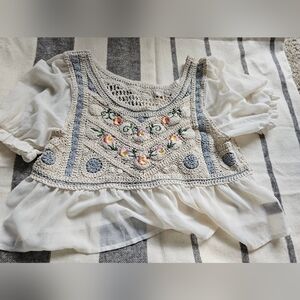 Crochet crop top 🎀